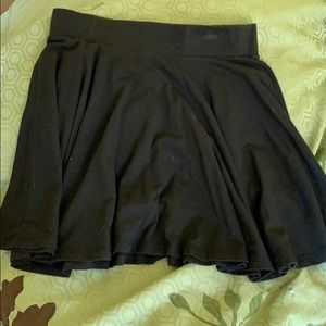Black skater skirt